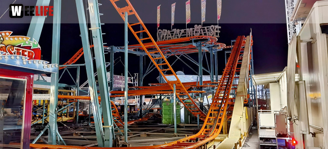 Hofer Volksfest 2022 Abbau 7.8.22 8.8.22