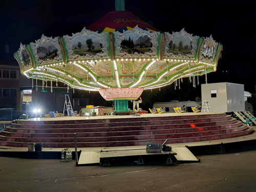 Hofer Volksfest 2022 Abbau 7.8.22 8.8.22 – Foto 105