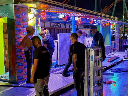 Hofer Volksfest 2022 Abbau 7.8.22 8.8.22 – Foto 108