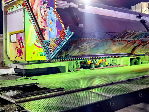 Hofer Volksfest 2022 Abbau 7.8.22 8.8.22 – Foto 114