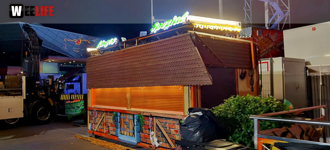 Hofer Volksfest 2022 Abbau 7.8.22 8.8.22