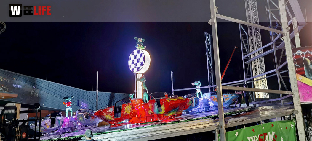 Hofer Volksfest 2022 Abbau 7.8.22 8.8.22