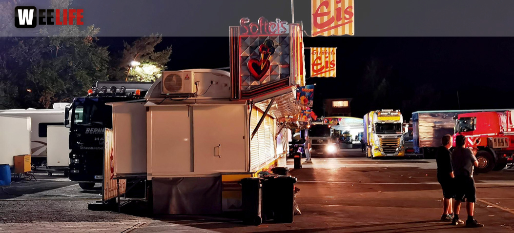 Hofer Volksfest 2022 Abbau 7.8.22 8.8.22