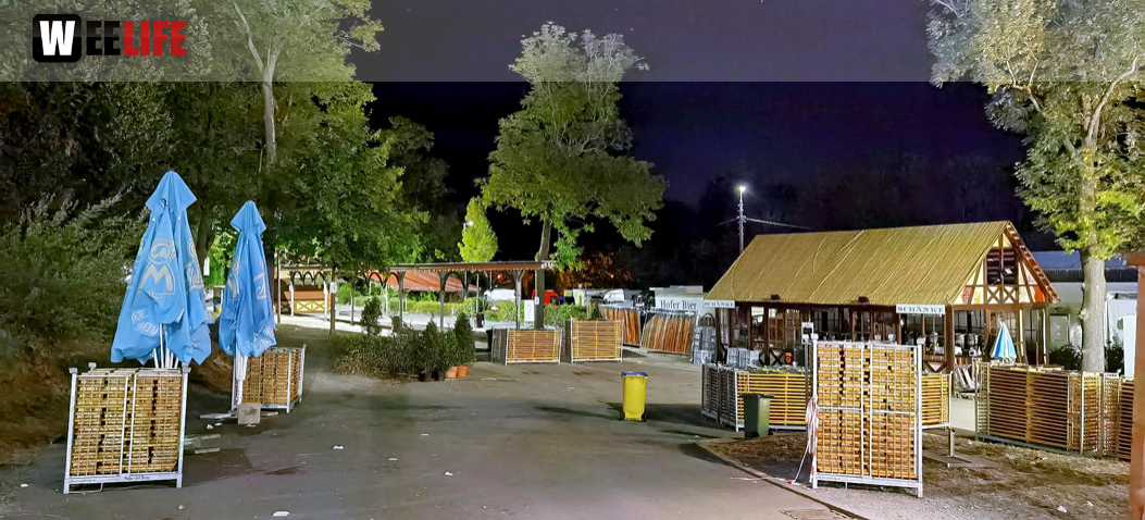 Hofer Volksfest 2022 Abbau 7.8.22 8.8.22