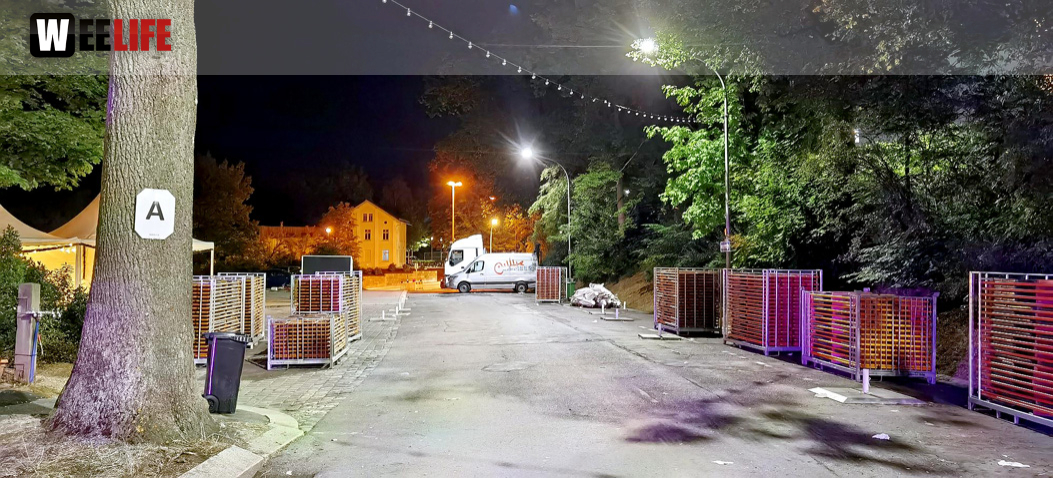 Hofer Volksfest 2022 Abbau 7.8.22 8.8.22
