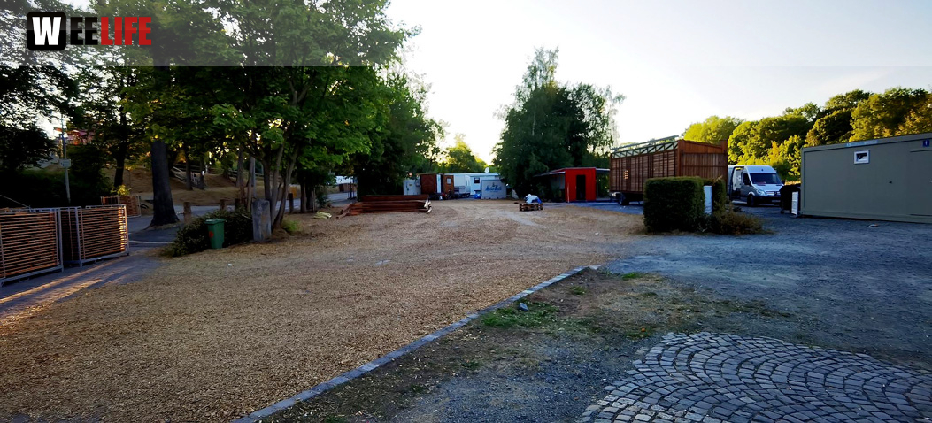 Hofer Volksfest 2022 Abbau 7.8.22 8.8.22
