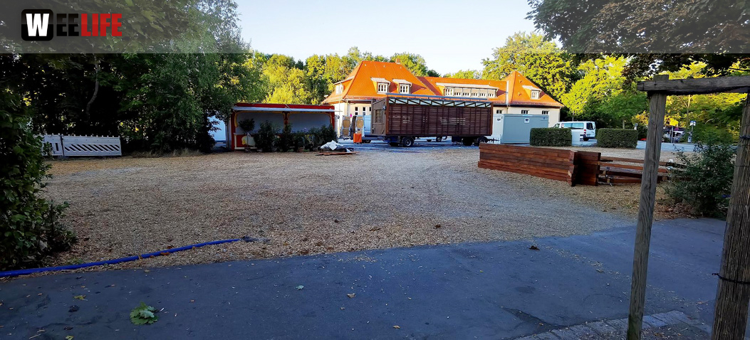 Hofer Volksfest 2022 Abbau 7.8.22 8.8.22