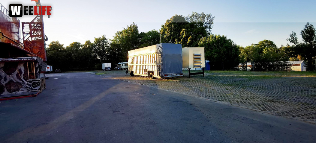 Hofer Volksfest 2022 Abbau 7.8.22 8.8.22