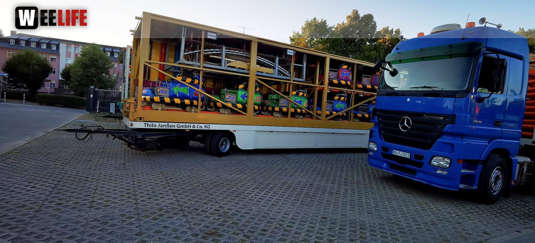 Hofer Volksfest 2022 Abbau 7.8.22 8.8.22