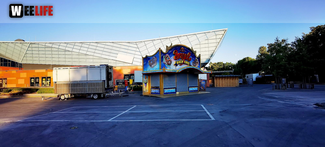 Hofer Volksfest 2022 Abbau 7.8.22 8.8.22