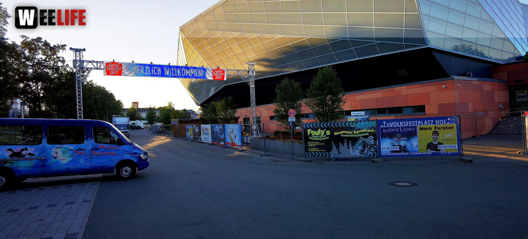 Hofer Volksfest 2022 Abbau 7.8.22 8.8.22