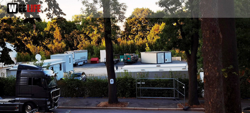 Hofer Volksfest 2022 Abbau 7.8.22 8.8.22
