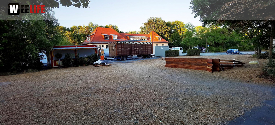 Hofer Volksfest 2022 Abbau 7.8.22 8.8.22