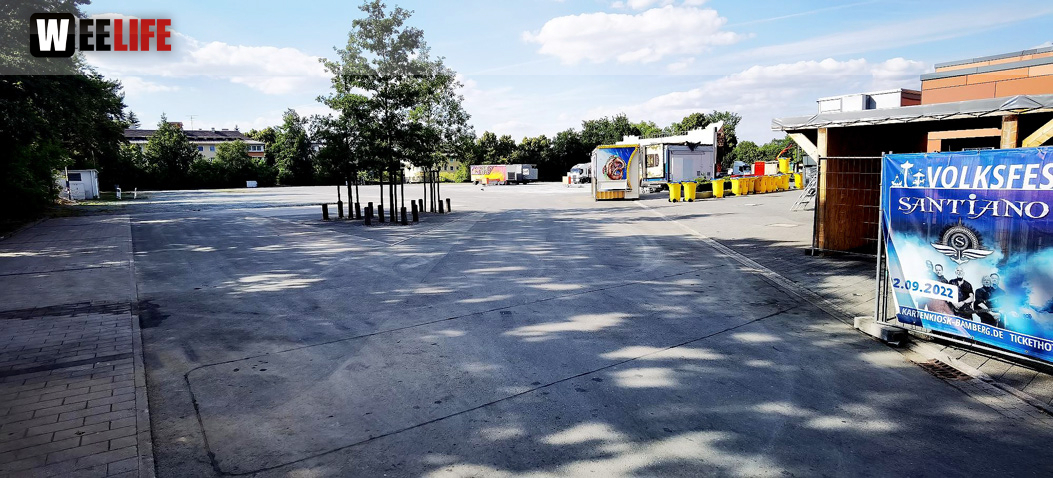 Hofer Volksfest 2022 Abbau 9.8.22