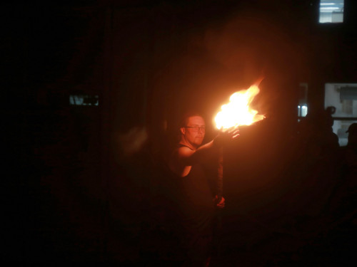 Mittelalterlicher Adventsmarkt  Feuershow Sonntag – Foto 3