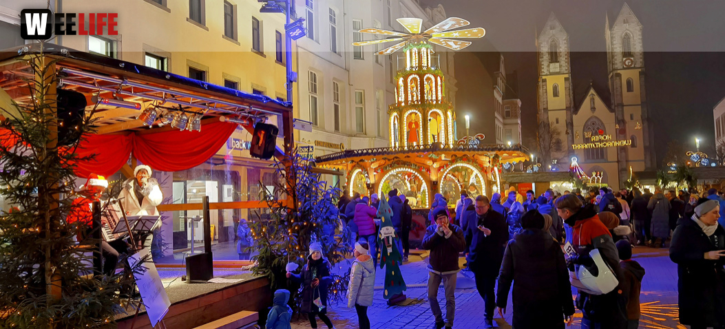 Weihnachtsmarkt Hof mit Bine und Günther 1.12.22