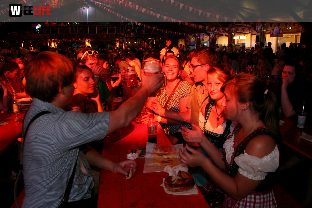 Hofer Volksfest 2013 - 2. Tag Abends Teil 2 Festbetrieb mit Aischzeit