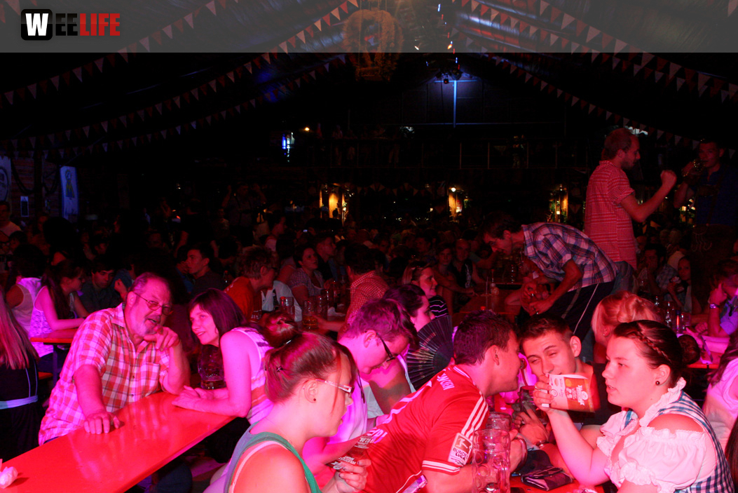 Hofer Volksfest 2013 - 2. Tag Abends Teil 2 Festbetrieb mit Aischzeit