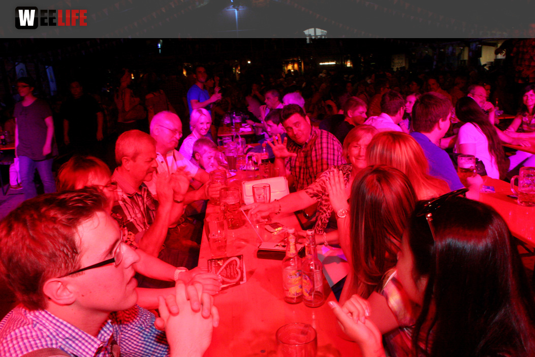 Hofer Volksfest 2013 - 2. Tag Abends Teil 2 Festbetrieb mit Aischzeit