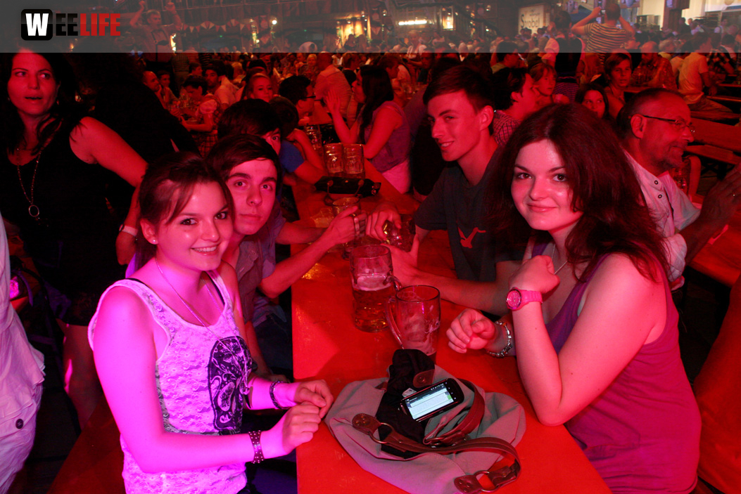 Hofer Volksfest 2013 - 2. Tag Abends Teil 2 Festbetrieb mit Aischzeit