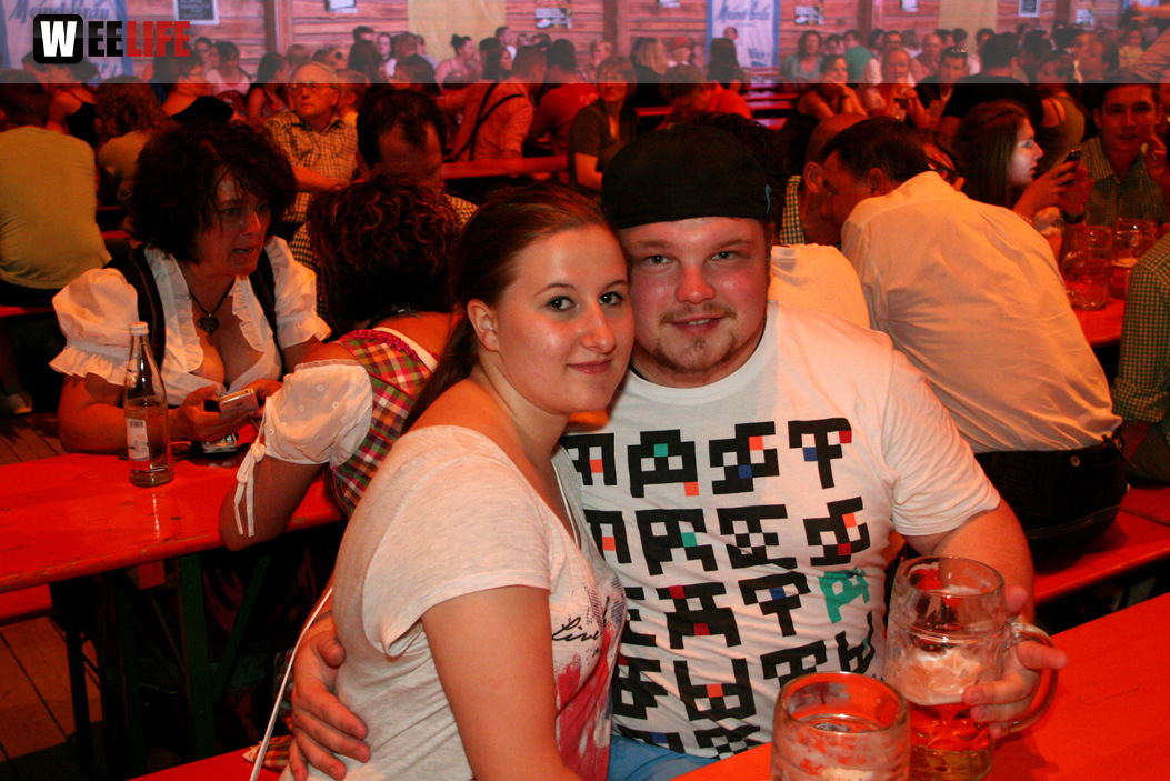 Hofer Volksfest 2013 - 2. Tag Abends Teil 2 Festbetrieb mit Aischzeit