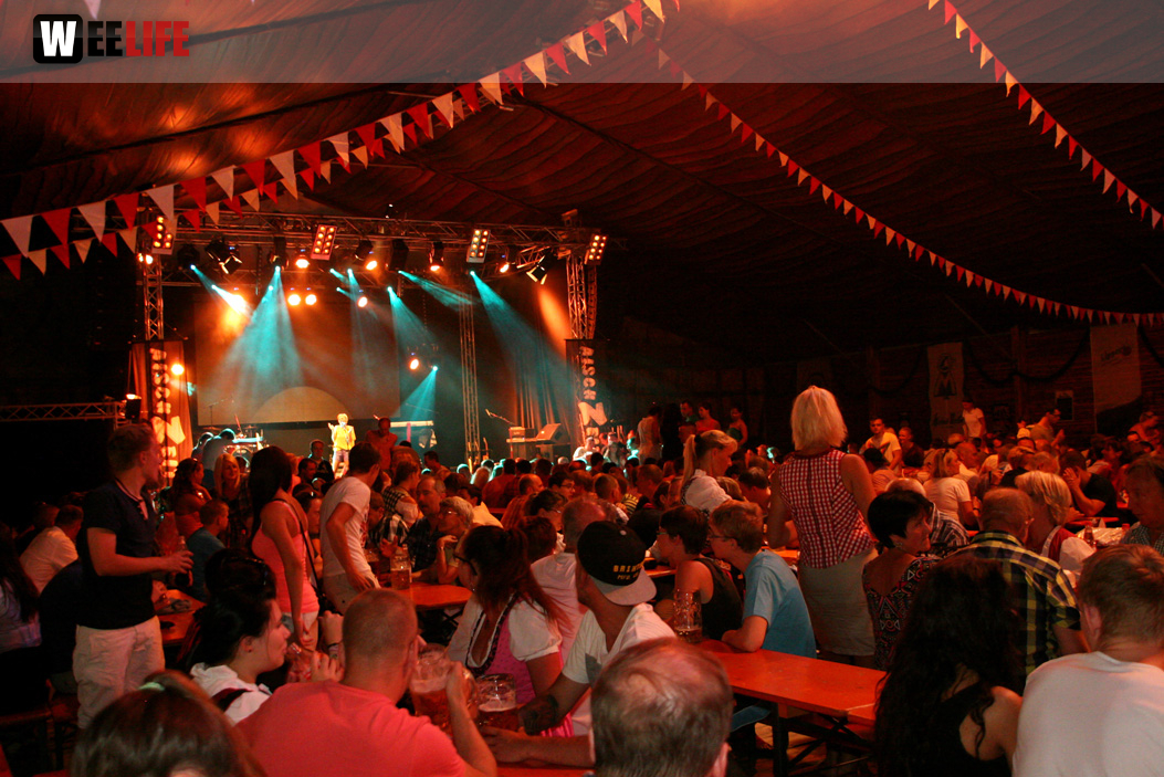 Hofer Volksfest 2013 - 2. Tag Abends Teil 2 Festbetrieb mit Aischzeit