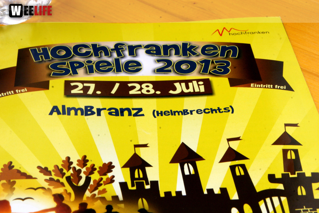 Hochfranken Spiele 2013 - Beginn 1. Spiel 2. Spiel