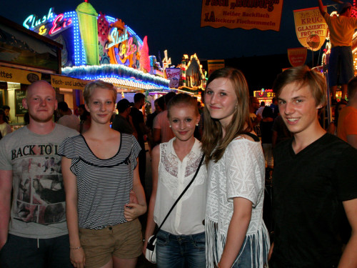 Hofer Volksfest 2013 - 3. Tag Abends Festbetrieb mit Partyteufel – Foto 47