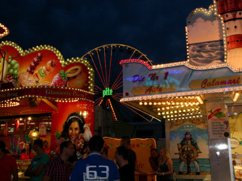 Hofer Volksfest 2013 - 3. Tag Abends Festbetrieb mit Partyteufel – Foto 48