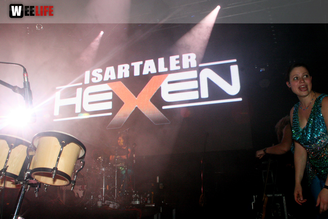 Hofer Volksfest 2013 - 6. Tag Abends Tag der Sparkasse mit den Isertaler Hexen