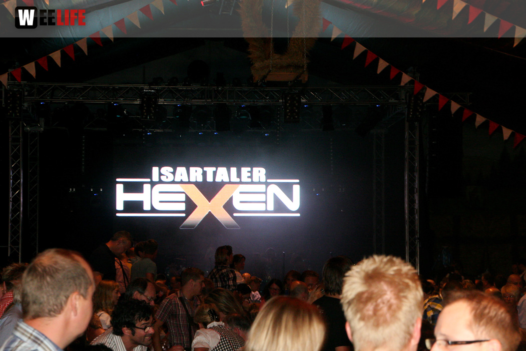 Hofer Volksfest 2013 - 6. Tag Abends Tag der Sparkasse mit den Isertaler Hexen