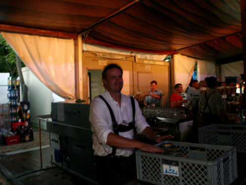 Hofer Volksfest 2013 - 7. Tag Abends Tag der Betriebe mit den Members  – Foto 11