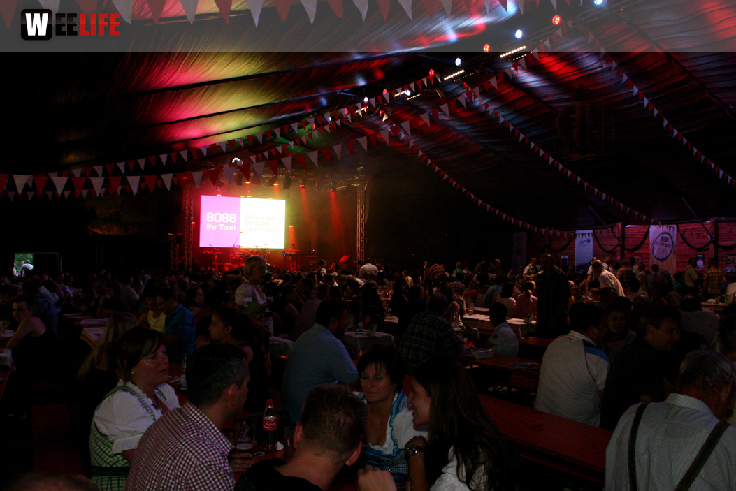 Hofer Volksfest 2013 - 7. Tag Abends Tag der Betriebe mit den Members 