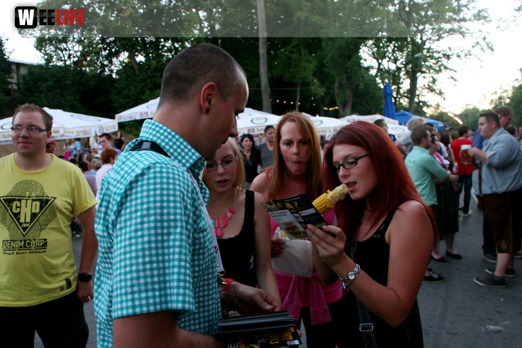 Hofer Volksfest 2013 - 7. Tag Abends Tag der Betriebe mit den Members 