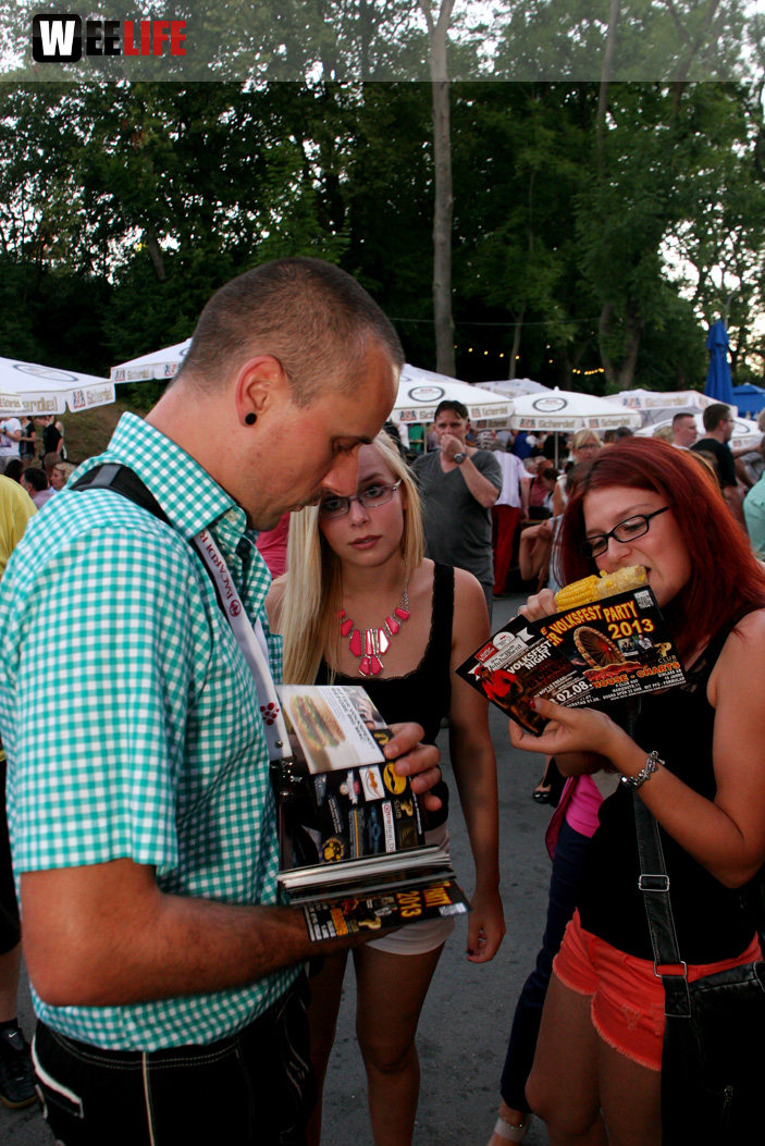 Hofer Volksfest 2013 - 7. Tag Abends Tag der Betriebe mit den Members 