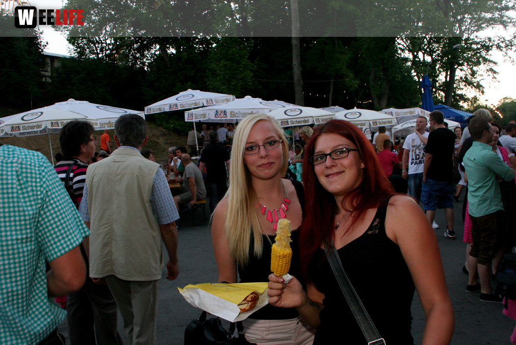 Hofer Volksfest 2013 - 7. Tag Abends Tag der Betriebe mit den Members 