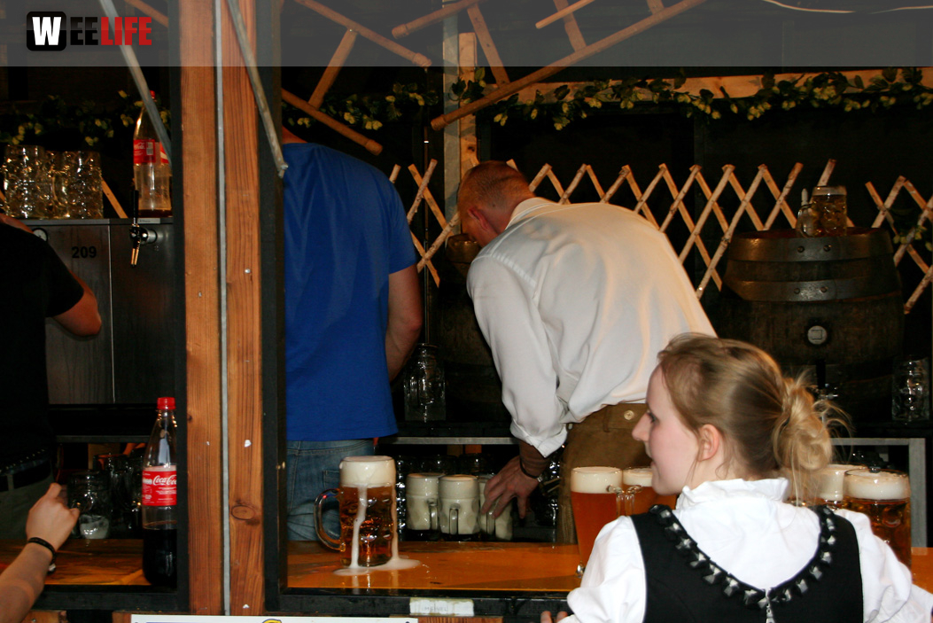 Hofer Volksfest 2013 - 7. Tag Abends Tag der Betriebe mit den Members 
