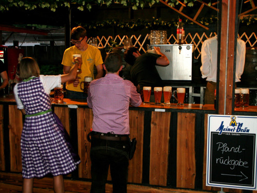 Hofer Volksfest 2013 - 7. Tag Abends Tag der Betriebe mit den Members  – Foto 25