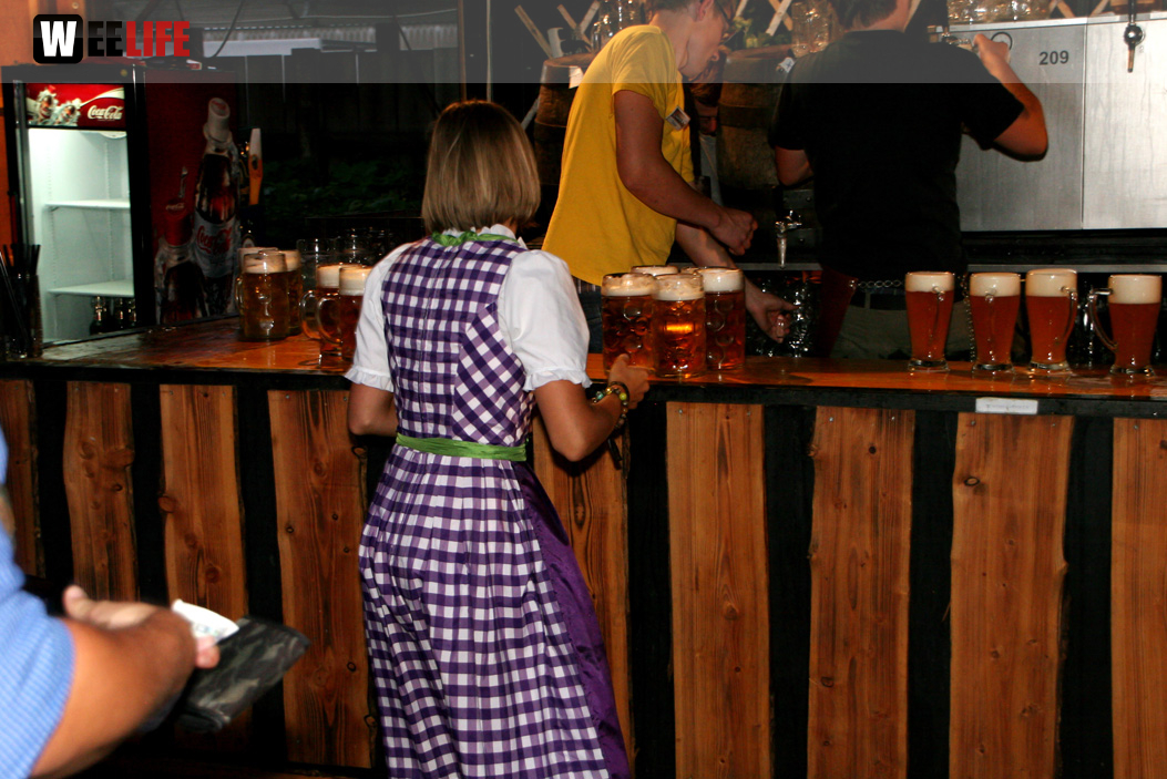 Hofer Volksfest 2013 - 7. Tag Abends Tag der Betriebe mit den Members 