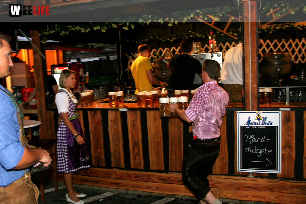 Hofer Volksfest 2013 - 7. Tag Abends Tag der Betriebe mit den Members 