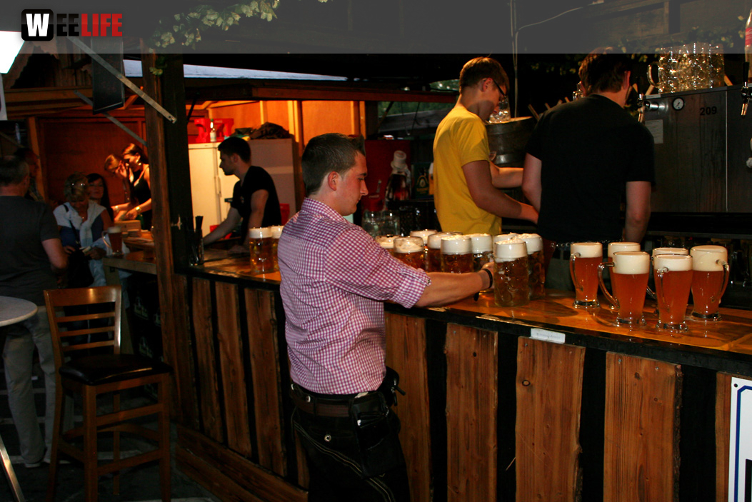 Hofer Volksfest 2013 - 7. Tag Abends Tag der Betriebe mit den Members 