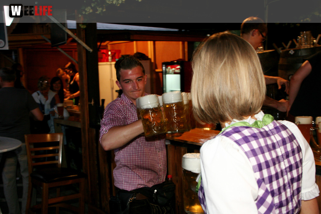 Hofer Volksfest 2013 - 7. Tag Abends Tag der Betriebe mit den Members 