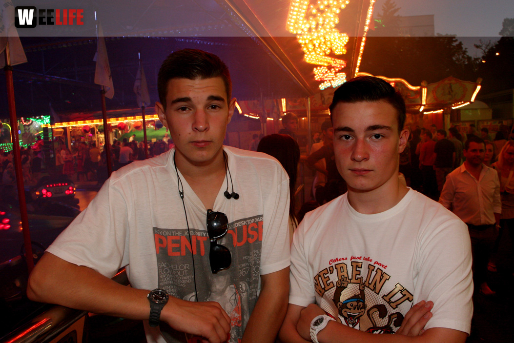 Hofer Volksfest 2013 - 7. Tag Abends Tag der Betriebe mit den Members 