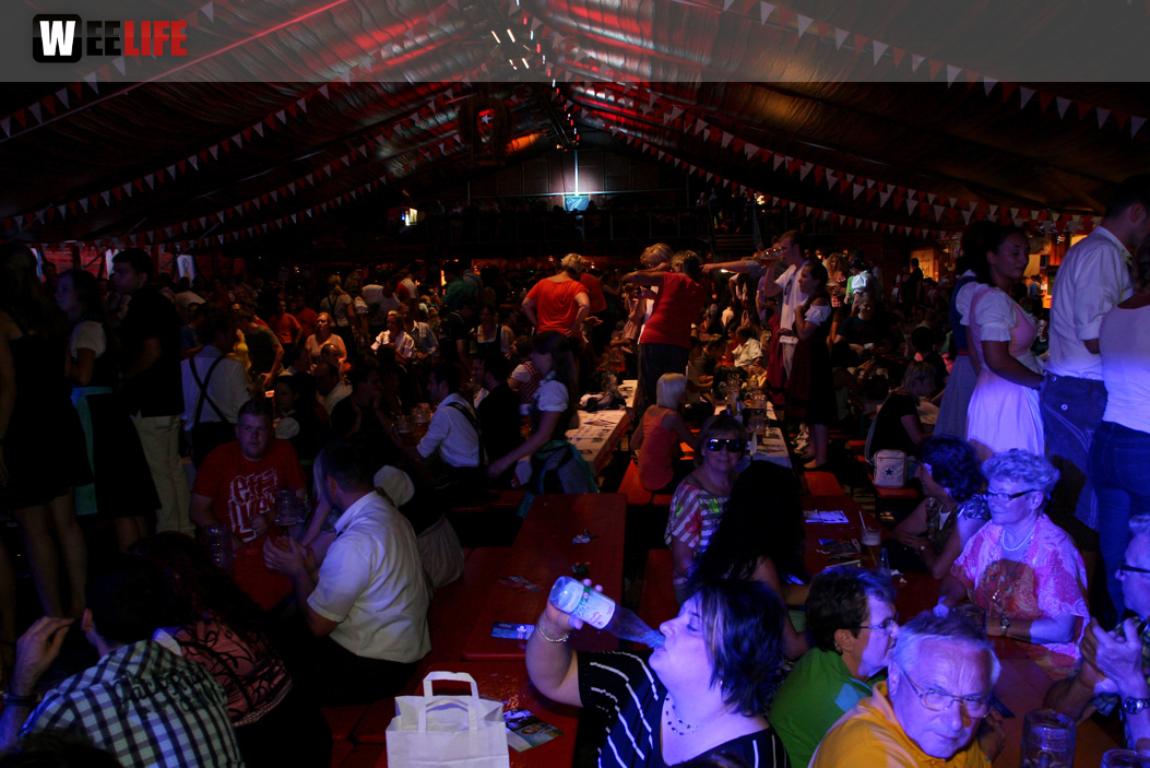 Hofer Volksfest 2013 - 7. Tag Abends Tag der Betriebe mit den Members 
