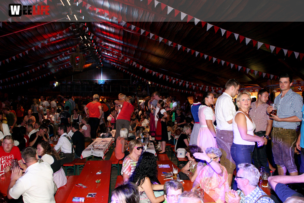 Hofer Volksfest 2013 - 7. Tag Abends Tag der Betriebe mit den Members 