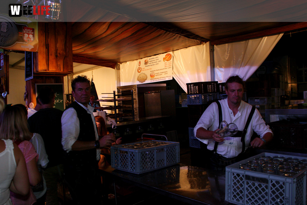 Hofer Volksfest 2013 - 7. Tag Abends Tag der Betriebe mit den Members 