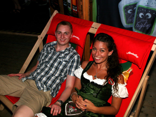 Hofer Volksfest 2013 - 7. Tag Abends Tag der Betriebe mit den Members  – Foto 54
