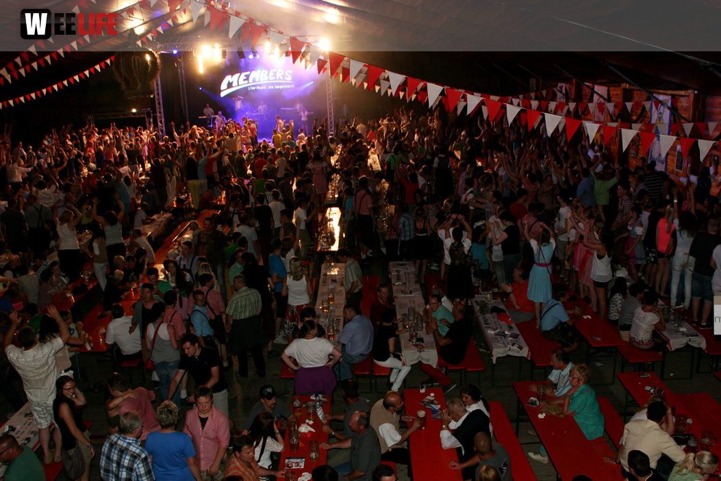 Hofer Volksfest 2013 - 7. Tag Abends Tag der Betriebe mit den Members 