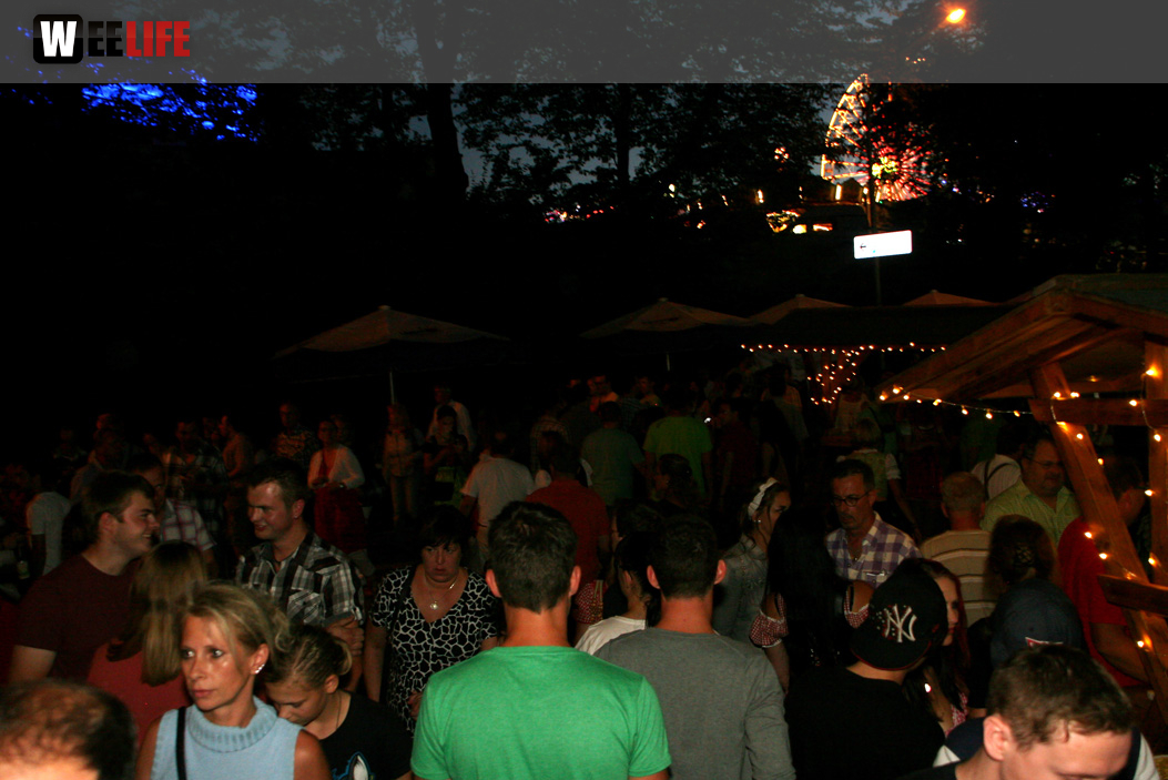 Hofer Volksfest 2013 - 7. Tag Abends Tag der Betriebe mit den Members 