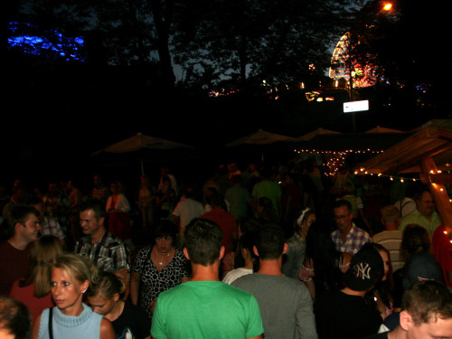 Hofer Volksfest 2013 - 7. Tag Abends Tag der Betriebe mit den Members  – Foto 60
